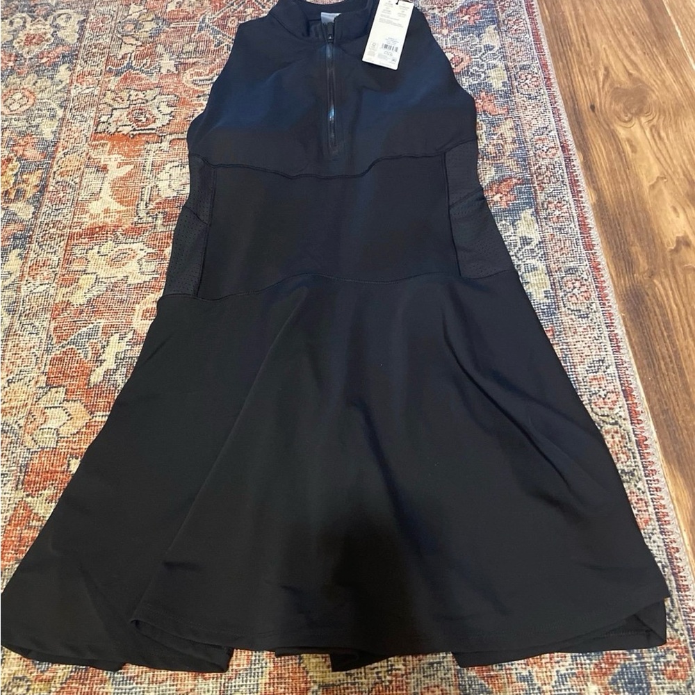 CALIA Women's PowerMove Mesh Paneled Dress in black. NWT